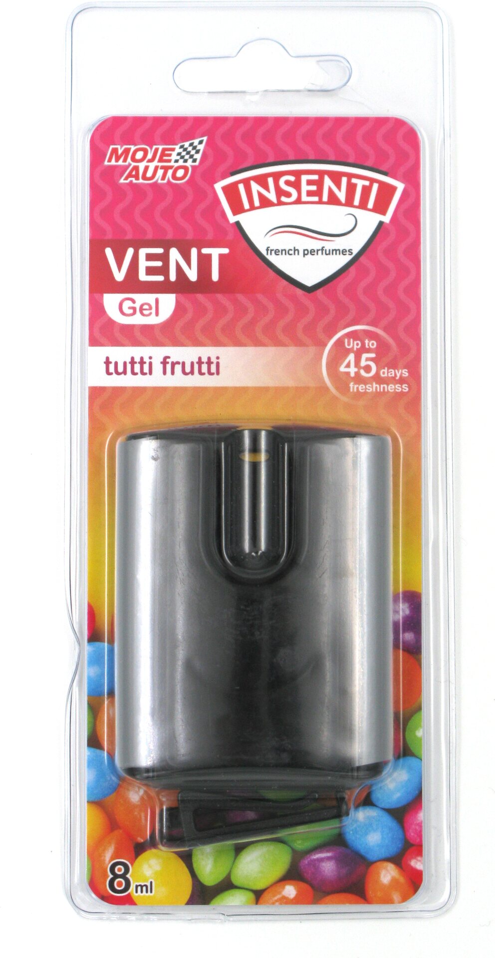 MOJE AUTO INSENTI Vent gel 8 ml Tutti Frutti