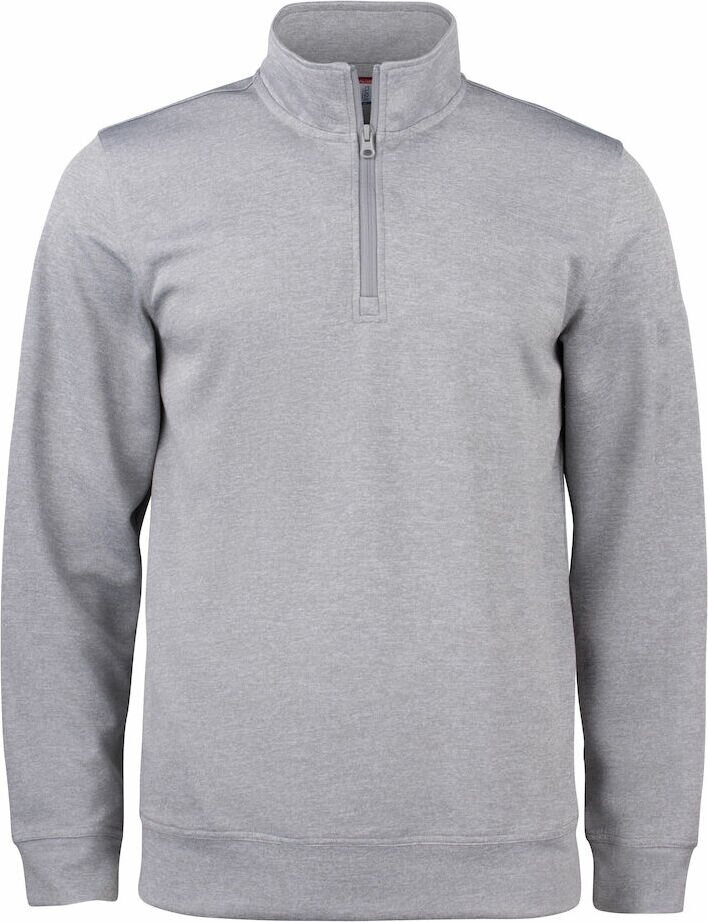 CLIQUE Basic Active -lasten puolivetoketjullinen collegepaita Meleerattu harmaa (95)