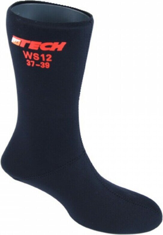 OLTECH WS12 neoprene socks for ice swimming and cycling Black