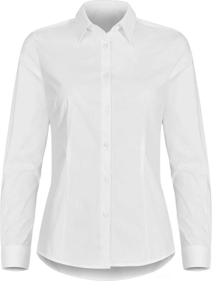 CLIQUE Stretch Shirt LS Lady White (00)