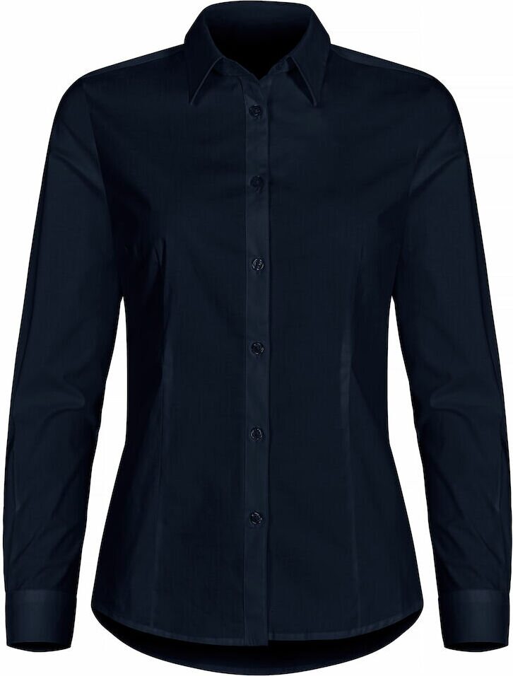 CLIQUE Stretch Shirt LS Lady Dark navy (580)