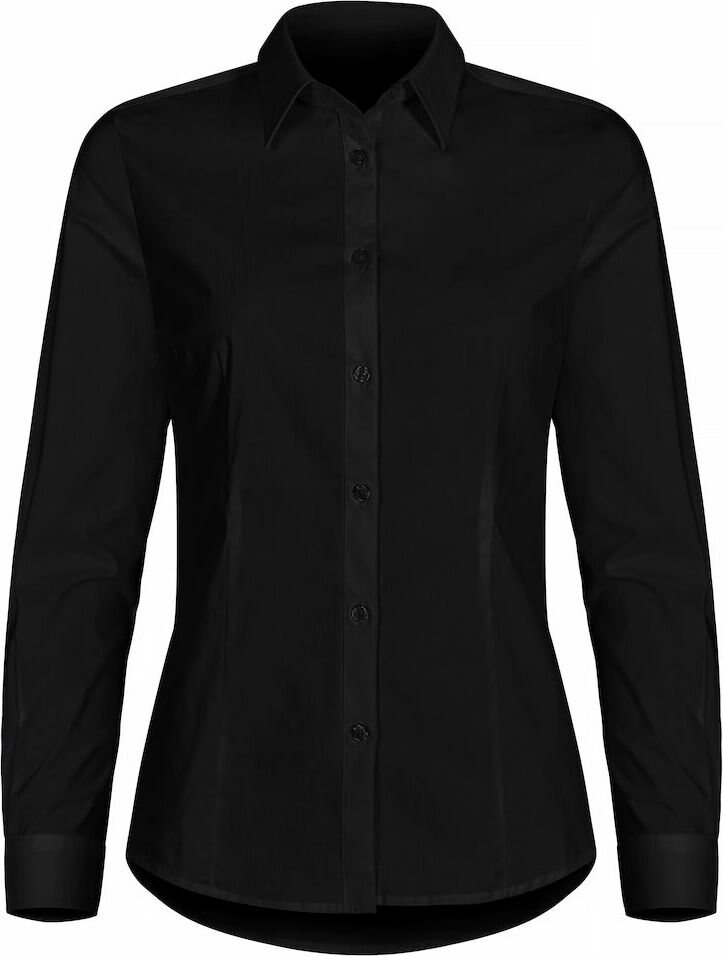 CLIQUE Stretch Shirt LS Lady Black (99)