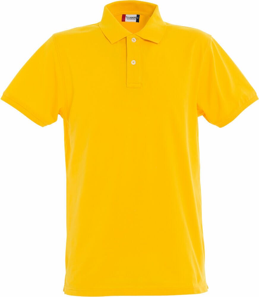 CLIQUE Stretch Premium Polo Lemon (10)