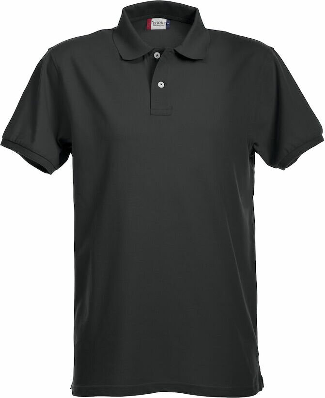 CLIQUE Stretch Premium Polo Black (99)