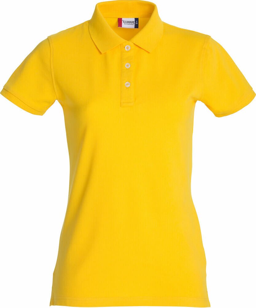 CLIQUE Stretch Premium Polo Ladies Lemon (10)