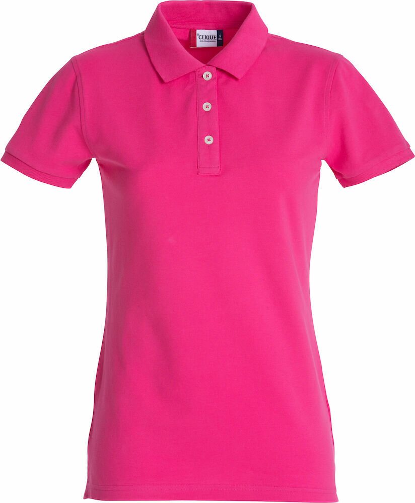 CLIQUE Stretch Premium Polo Ladies Bright cerise (300)
