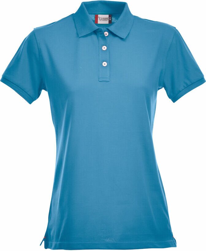 CLIQUE Stretch Premium Polo Ladies Turquoise (54)