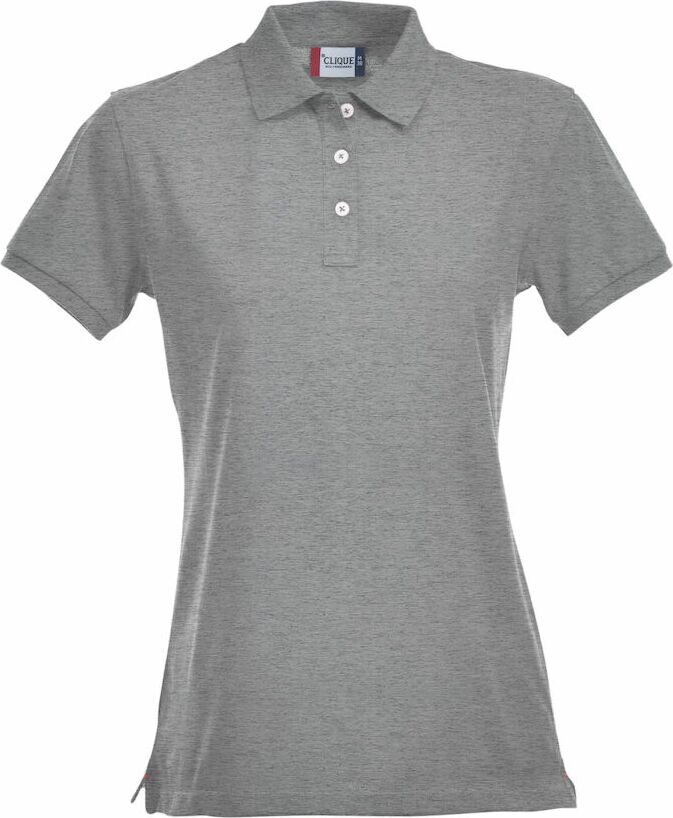 CLIQUE Stretch Premium Polo Ladies Grey melange (95)