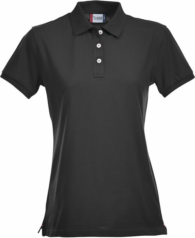 CLIQUE Stretch Premium Polo Ladies Black (99)