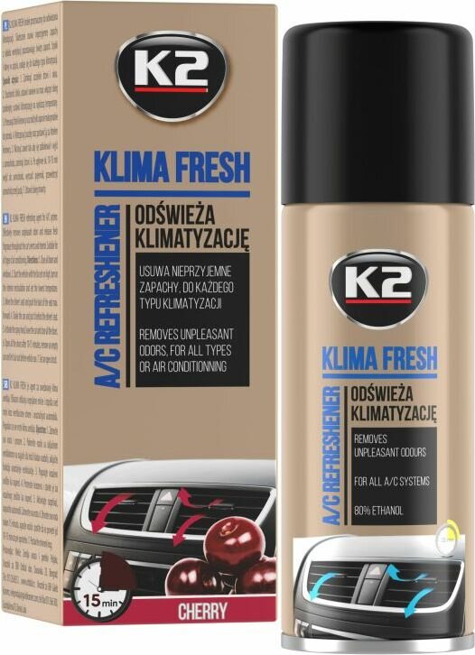 K2 KLIMA FRESH - Ilmastoinnin raikastaja 150ML Kirsikka