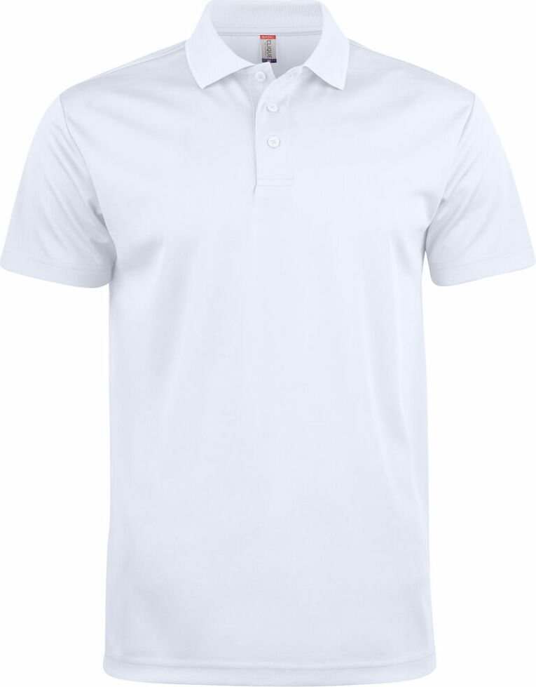 CLIQUE Basic Active Polo White (00)