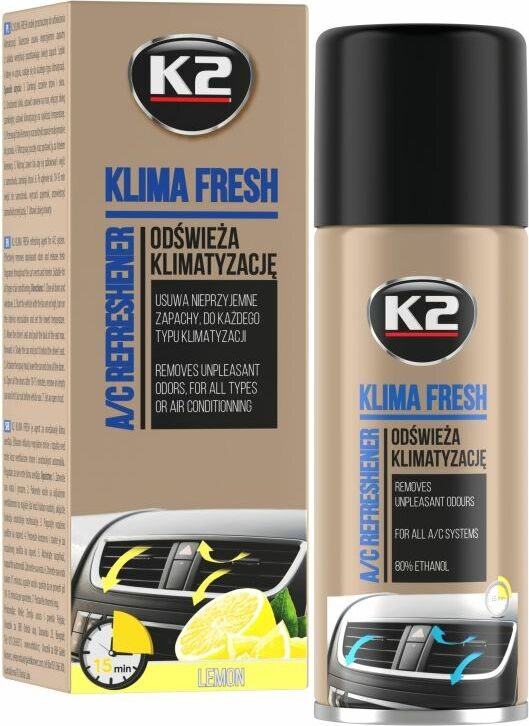 K2 KLIMA FRESH - Ilmastoinnin raikastaja 150ML Sitruuna