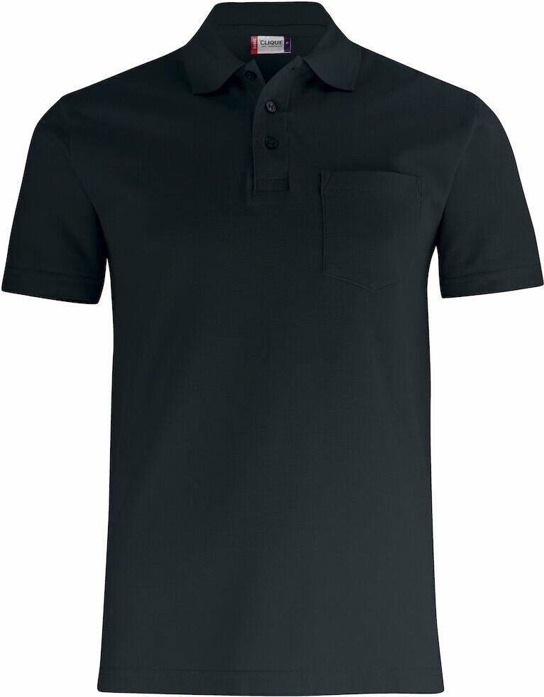 CLIQUE Basic Polo Pocket Black (99)
