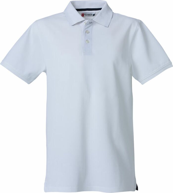 CLIQUE Heavy Premium Polo White (00)