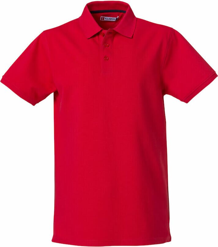 CLIQUE Heavy Premium Polo Red (35)