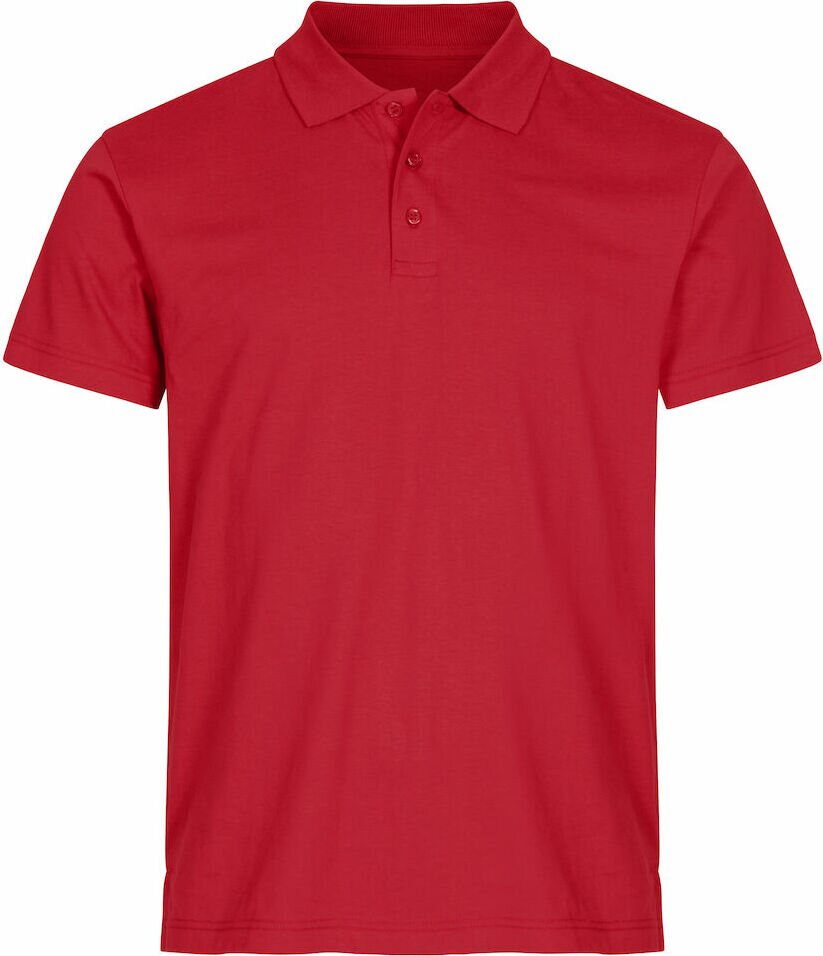 CLIQUE Single Jersey Polo Red (35)