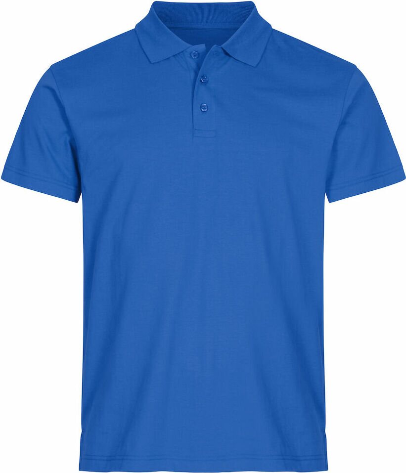 CLIQUE Single Jersey Polo Royal blue (55)