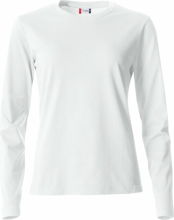 CLIQUE Basic-T L/S Ladies White (00)