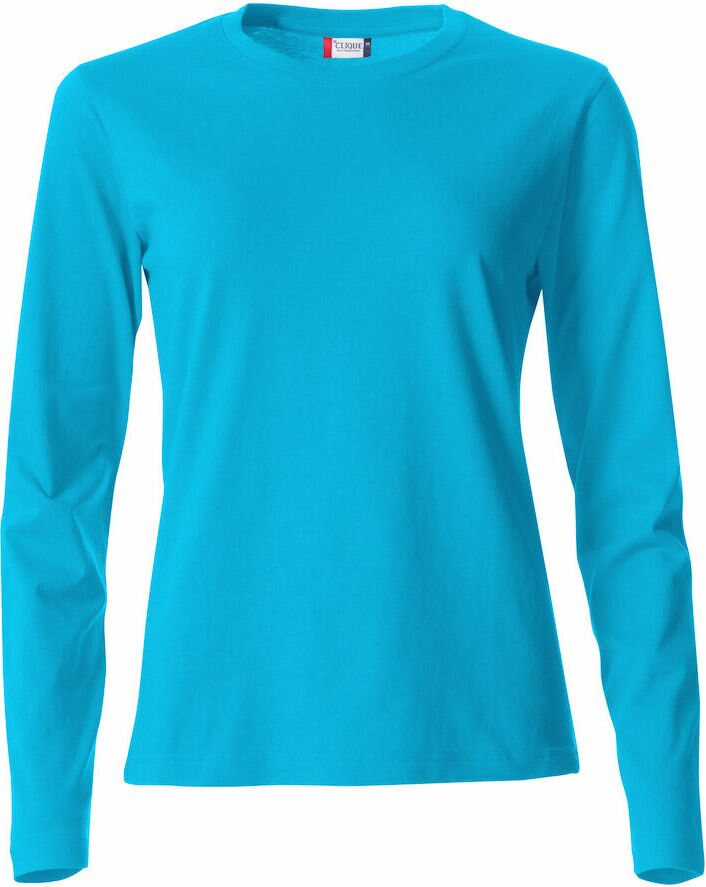 CLIQUE Basic-T L/S Ladies Turquoise (54)