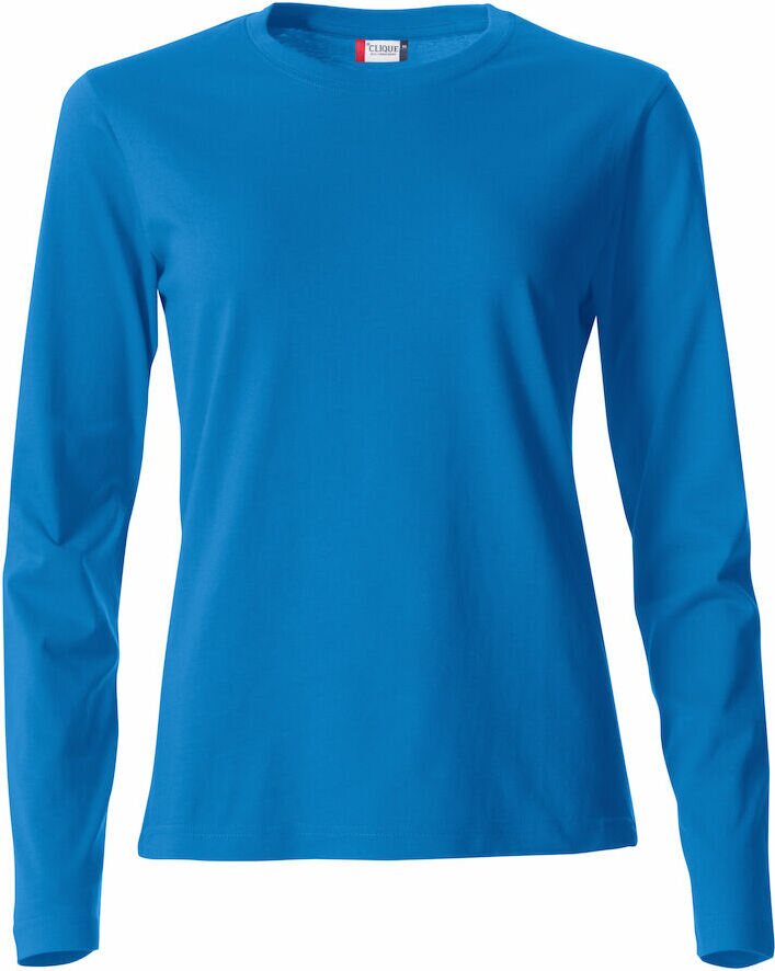 CLIQUE Basic-T L/S Ladies Royal blue (55)