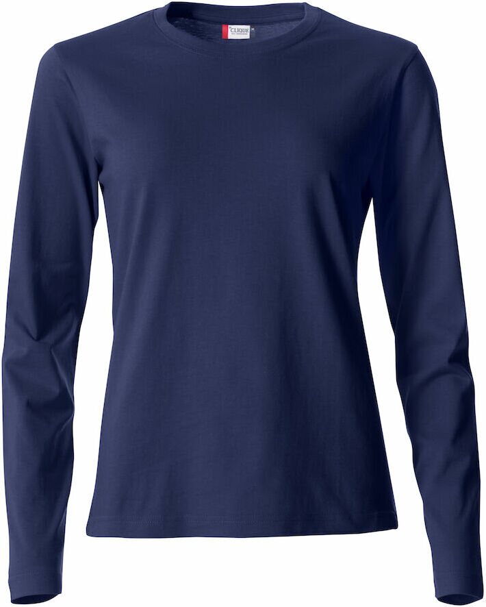 CLIQUE Basic-T L/S Ladies Dark navy (580)
