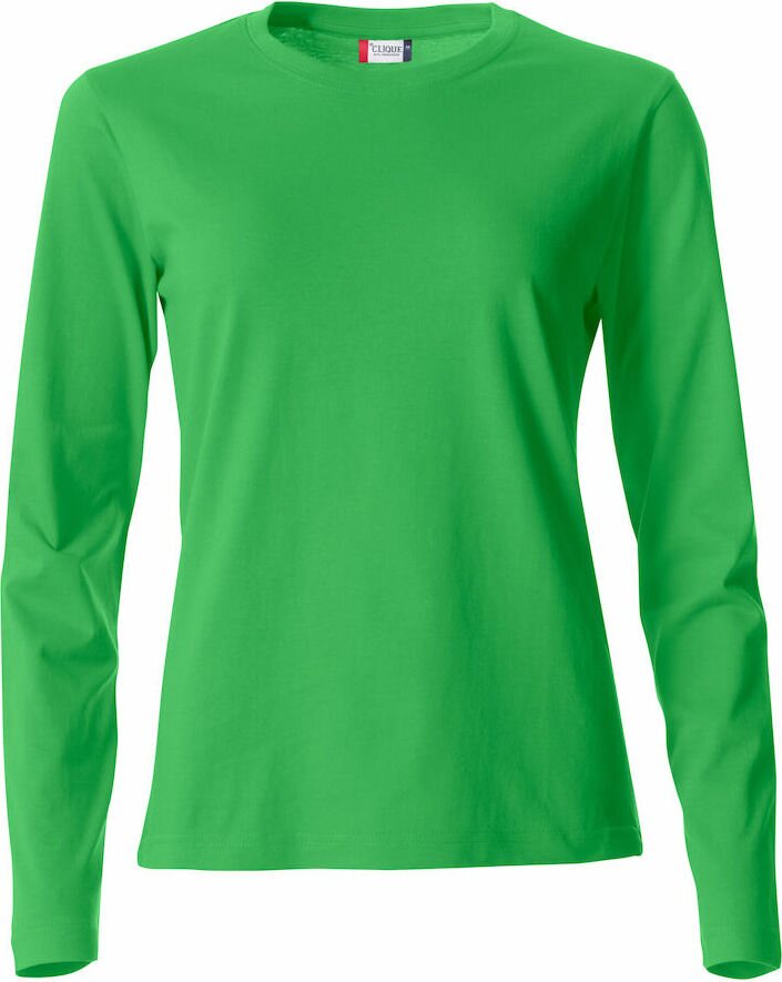 CLIQUE Basic-T L/S Ladies Apple green (605)