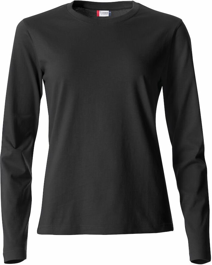 CLIQUE Basic-T L/S Ladies Black (99)