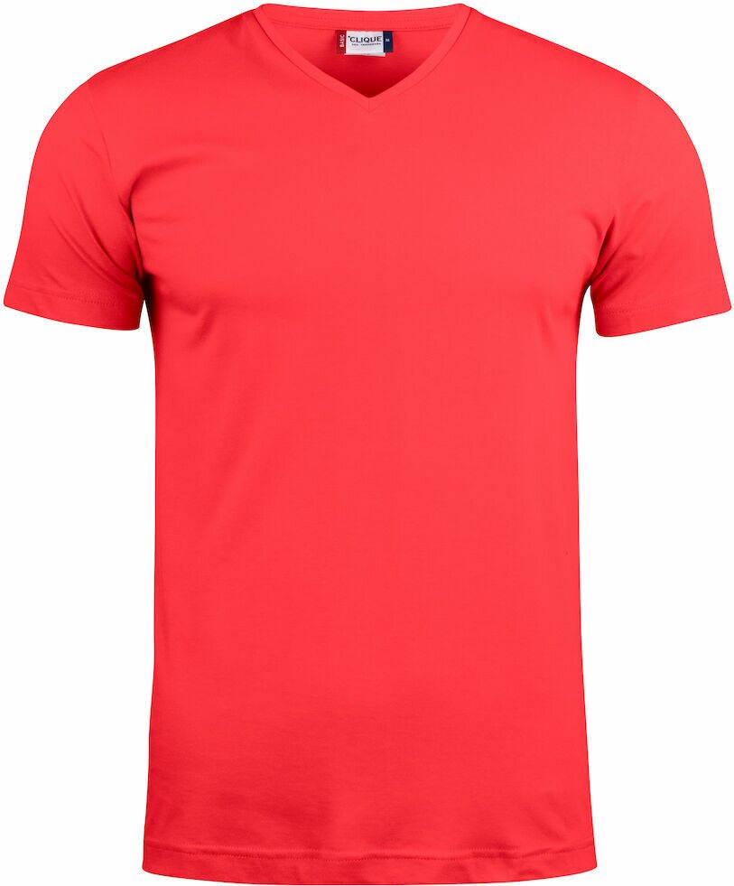 CLIQUE Basic-T V-neck Red (35)