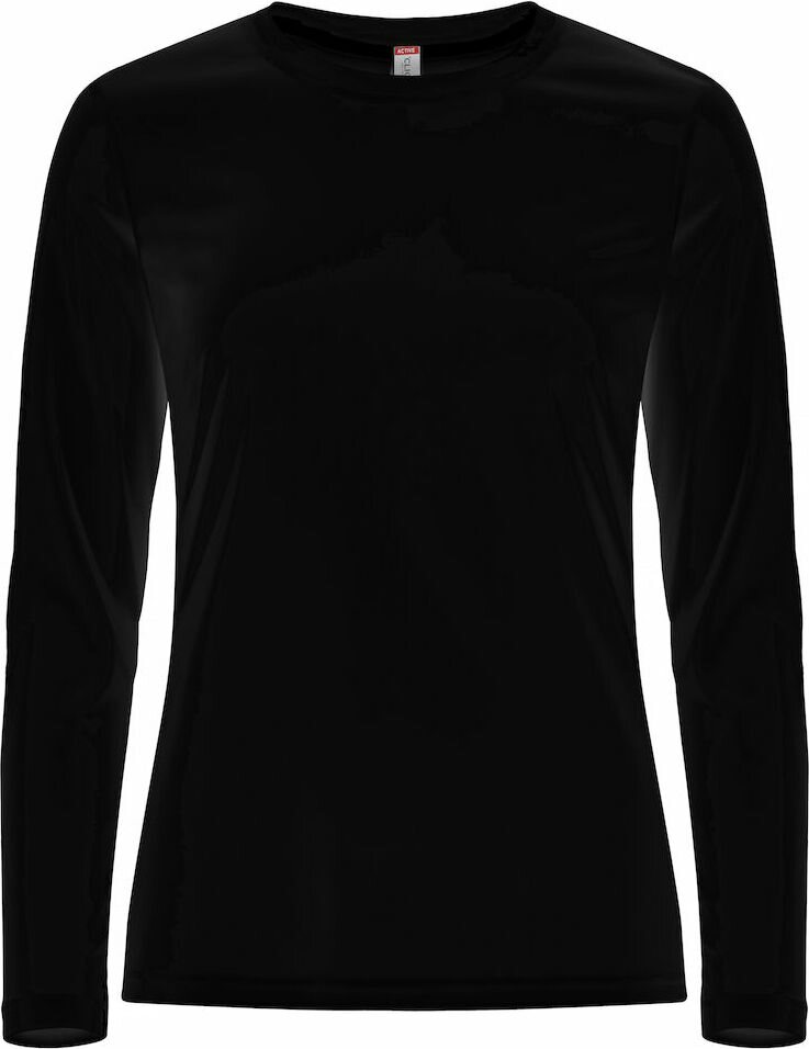 CLIQUE Basic Active-T L/S Lady Black (99)