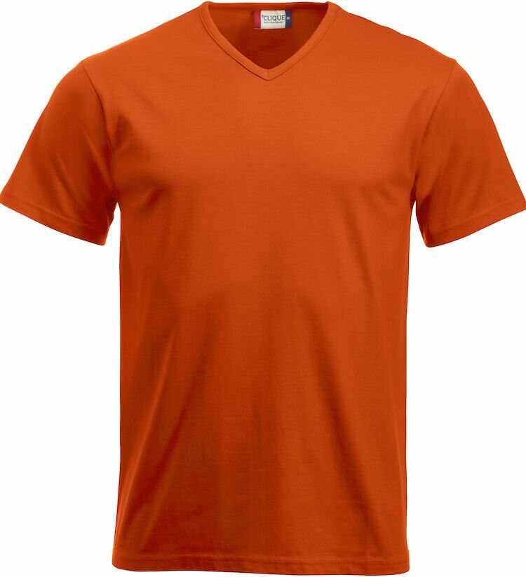 CLIQUE Fashion-T V-neck Dark orange (18)
