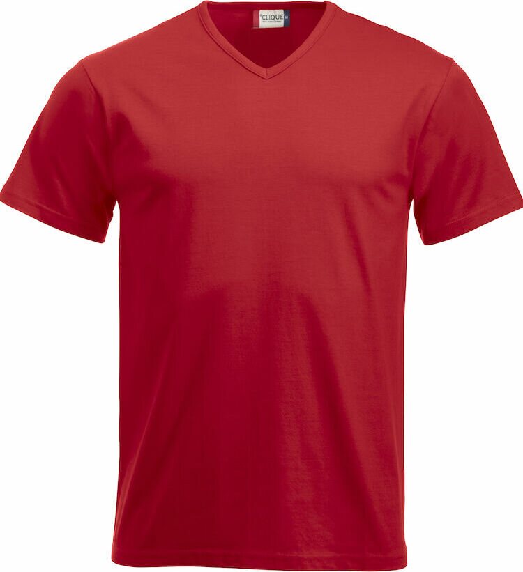 CLIQUE Fashion-T V-neck Red (35)
