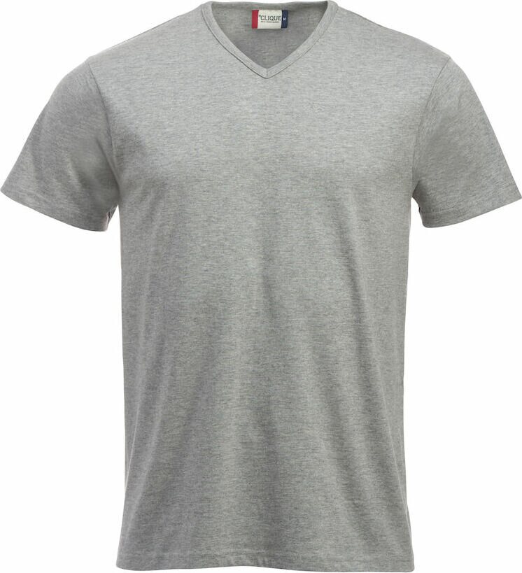 CLIQUE Fashion-T V-neck Grey melange (95)