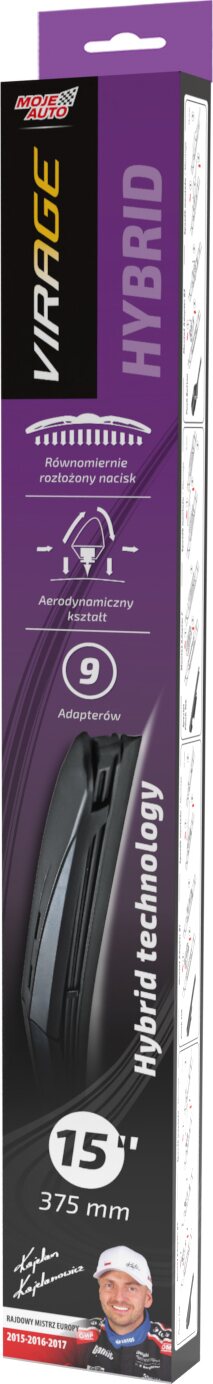 MOJE AUTO VIRAGE Hybrid - Windshield wipers 375mm - 15"
