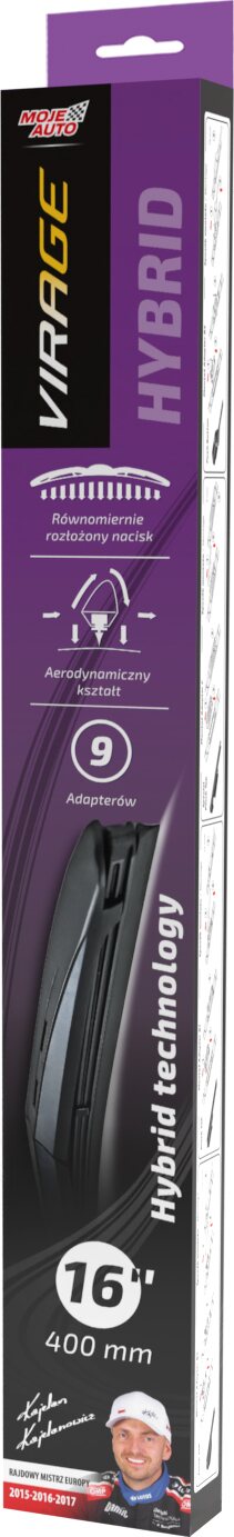 MOJE AUTO VIRAGE Hybrid - Windshield wipers 400mm - 16"