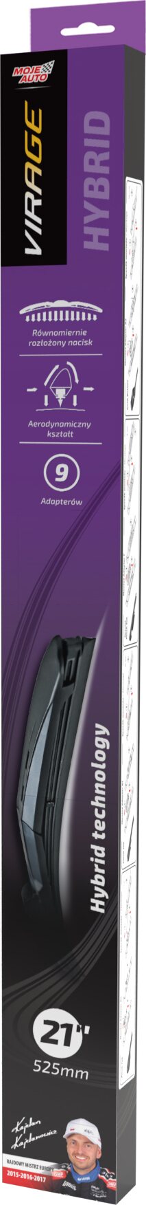 MOJE AUTO VIRAGE Hybrid - Windshield wipers 525mm - 21"