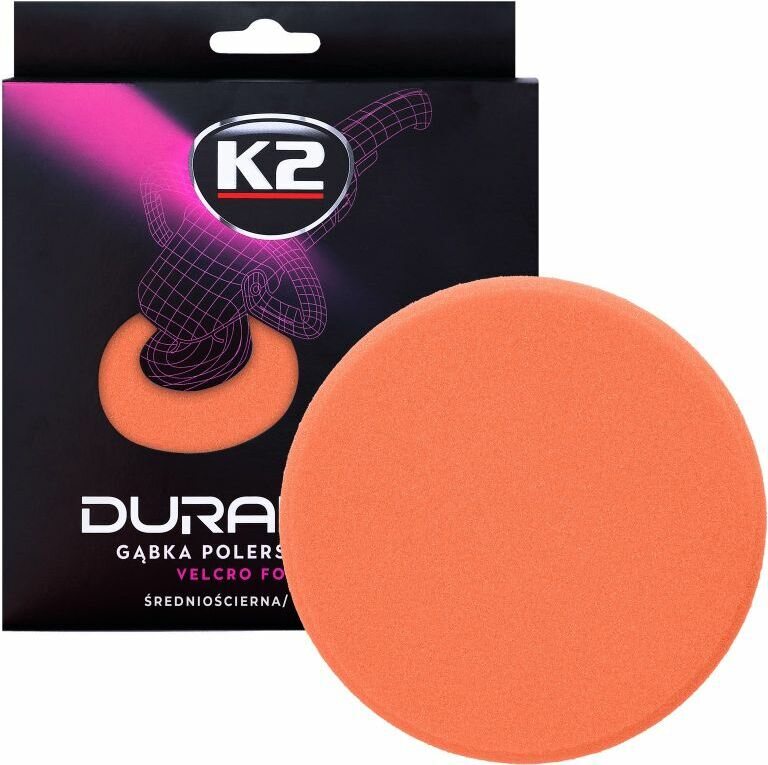 K2 Duraflex Kiillotuslaikka tarrakiinnityksellä 150 x 25 mm Oranssi