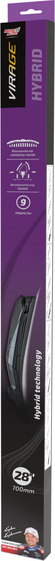 MOJE AUTO VIRAGE Hybrid - Windshield wipers 710mm - 28"