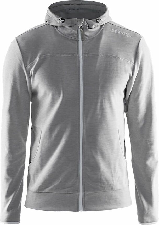 CRAFT Leisure Full Zip Hood M Grey Melange (2950)