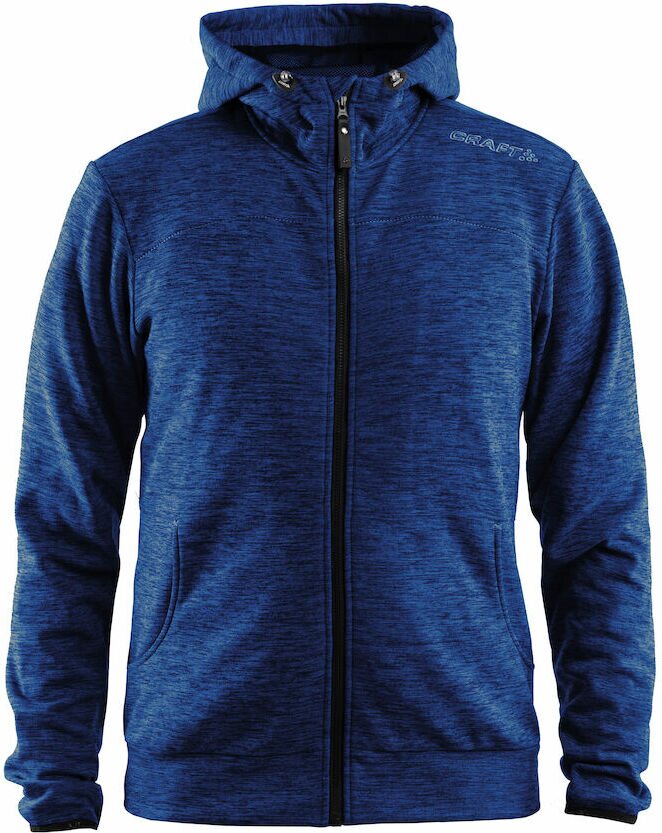 CRAFT Leisure Full Zip Hood M Deep blue melange (381200)
