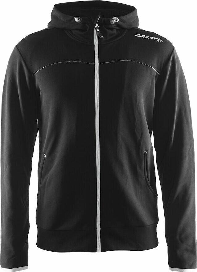 CRAFT Leisure Full Zip Hood M Black/platinum (9920)