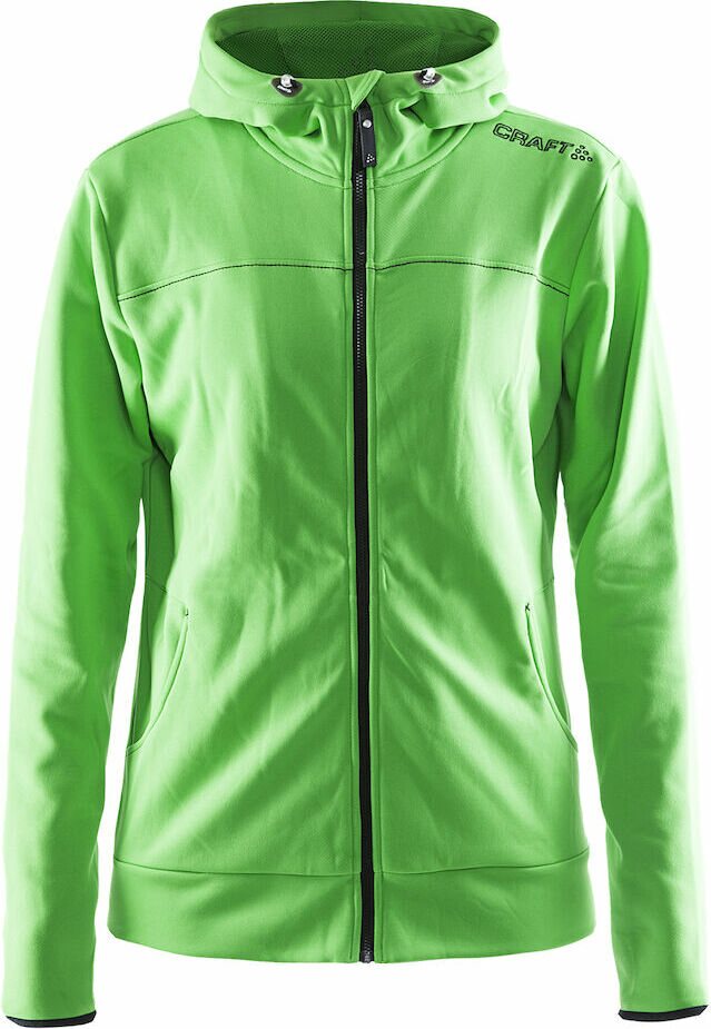 CRAFT Leisure Full Zip Hood W Craft green/black/grey melange (2606)