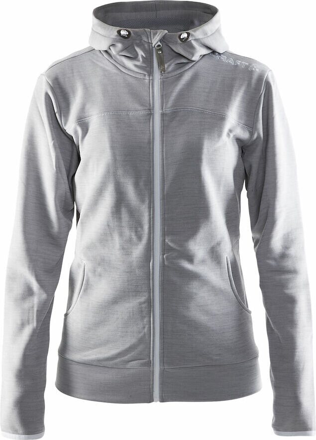 CRAFT Leisure Full Zip Hood W Grey Melange (2950)