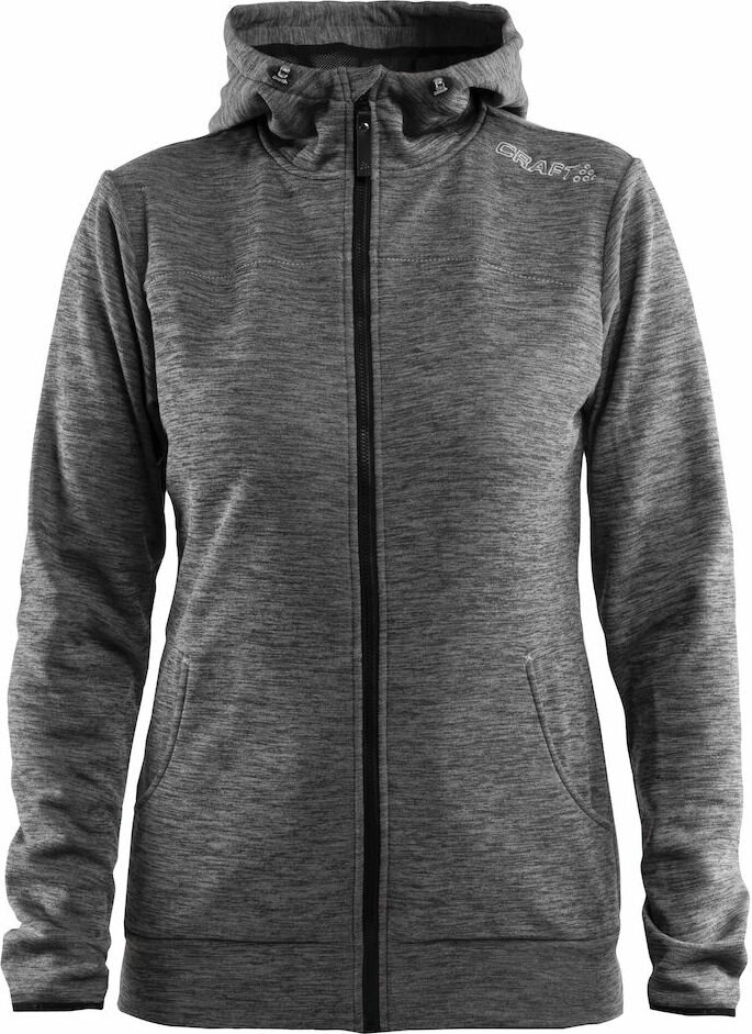 CRAFT Leisure Full Zip Hood W Dark grey melange (2975)