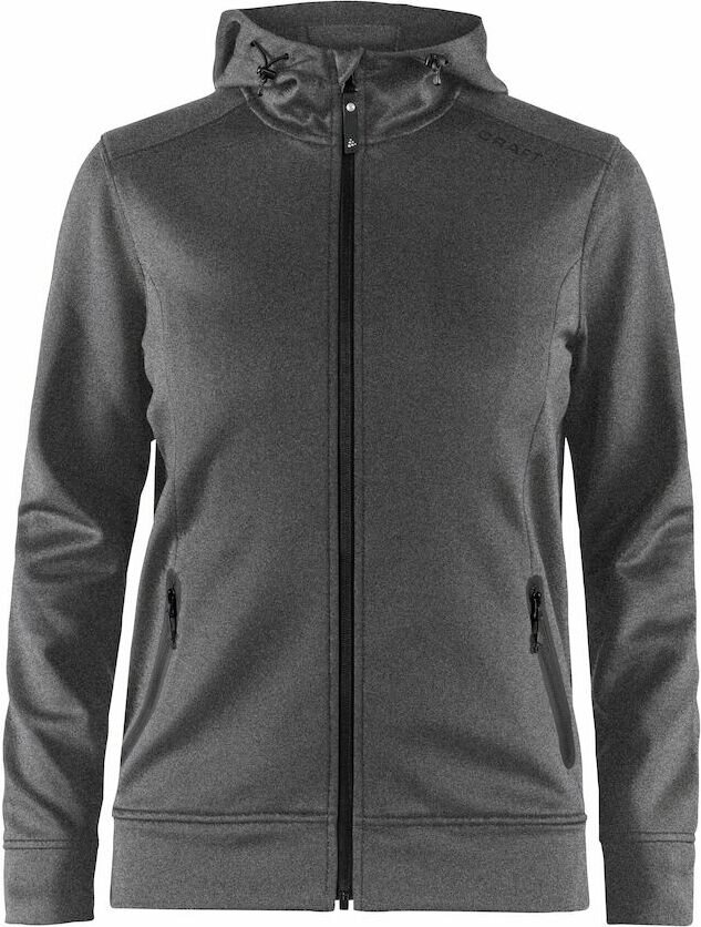 CRAFT Noble Full Zip Hood W Dark grey melange (2975)