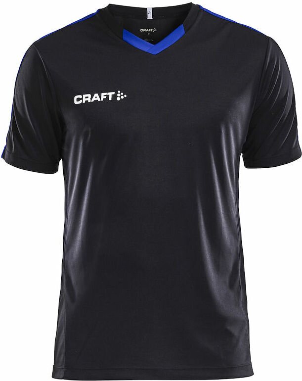 CRAFT Progress Jersey Contrast M Black/club cobolt (9346)