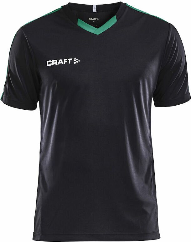 CRAFT Progress Jersey Contrast M Black/team green (9651)