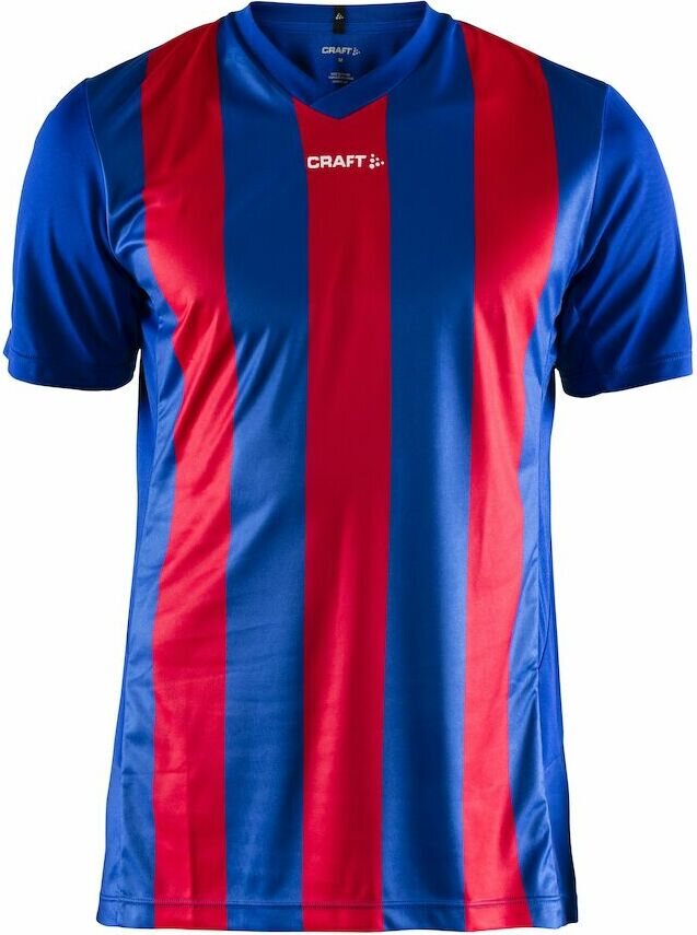 CRAFT Progress Jersey Stripe M Club Cobolt/Bright Red (3346)