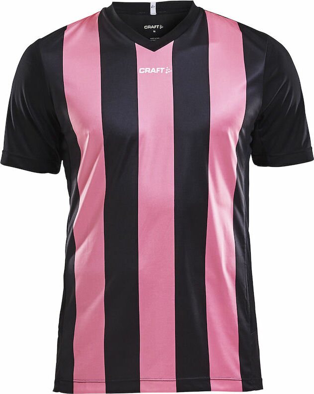 CRAFT Progress Jersey Stripe M Black/pop (9471)