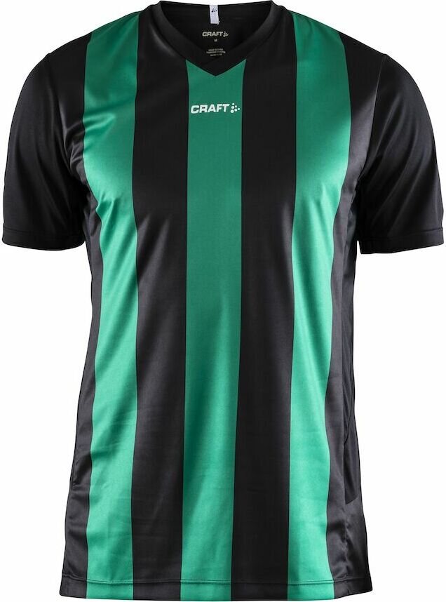 CRAFT Progress Jersey Stripe M Black/team green (9651)