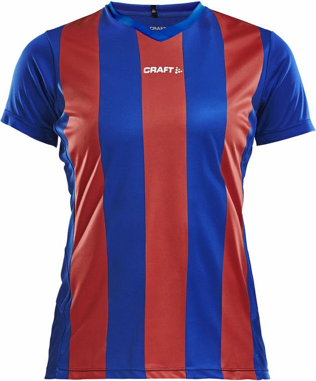 CRAFT Progress Jersey Stripe W Club Cobolt/Bright Red (3346)